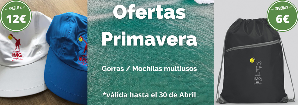 Oferta primavera mochila padel y gorra padel