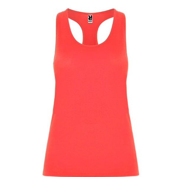 camiseta técnica tirantes mujer coral