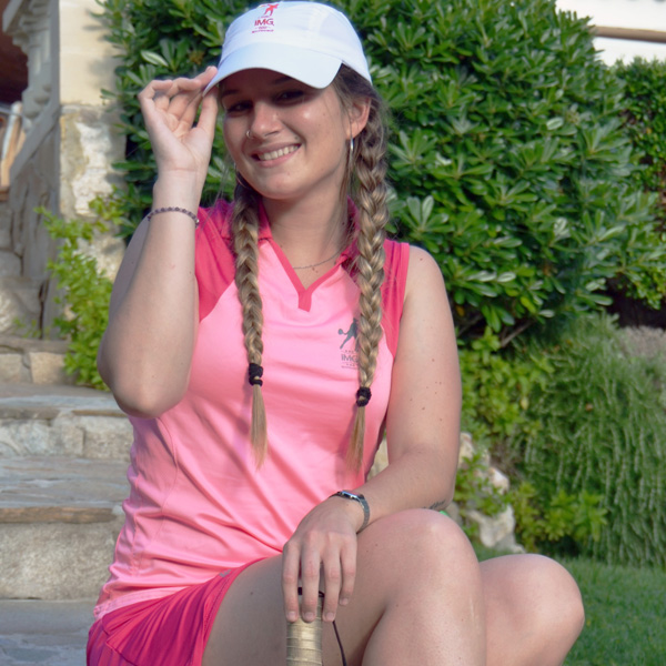 polo padel mujer rosa