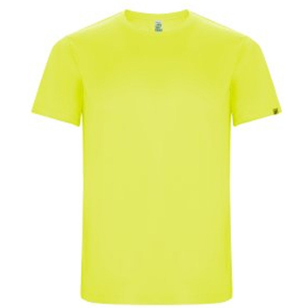 camiseta técnica hombre amarilla