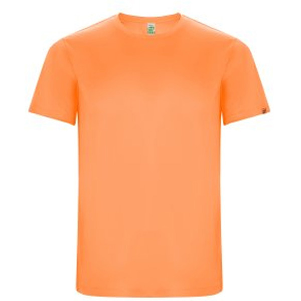 camiseta técnica hombre naranja