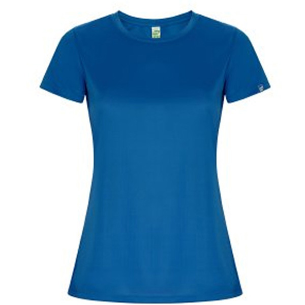 camiseta-deportiva-eco-mujer-imola-royal camiseta técnica royal