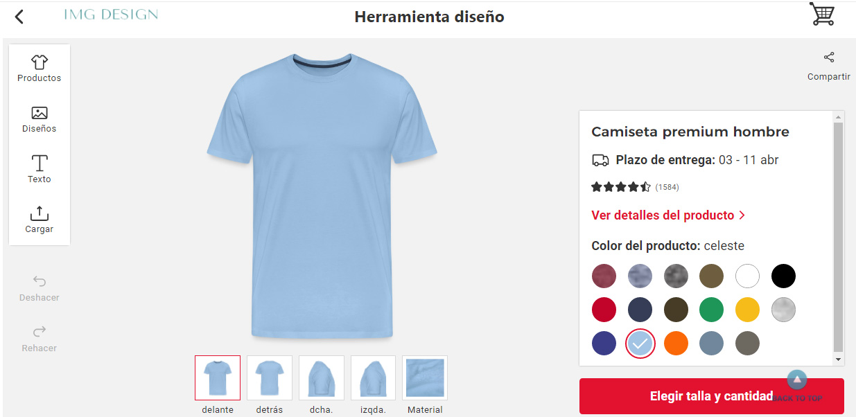 Personalizador camisetas