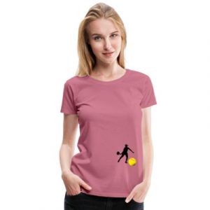 Camiseta malva padel mujer