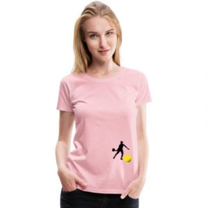 Camiseta rosa padel mujer