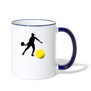 taza dos colores padel