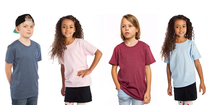 camiseta basica niño varios colores