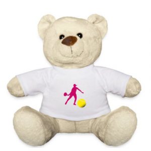 peluche con camiseta de padel regalo original para bebé