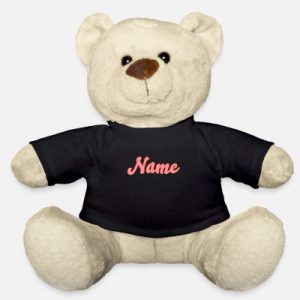 peluche camiseta negra personalizado