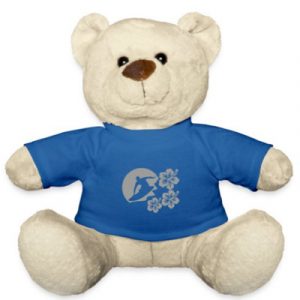 surf peluche camiseta azul niño