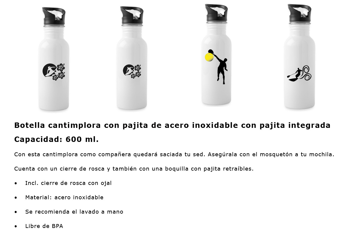 Botella cantimplora personalizada